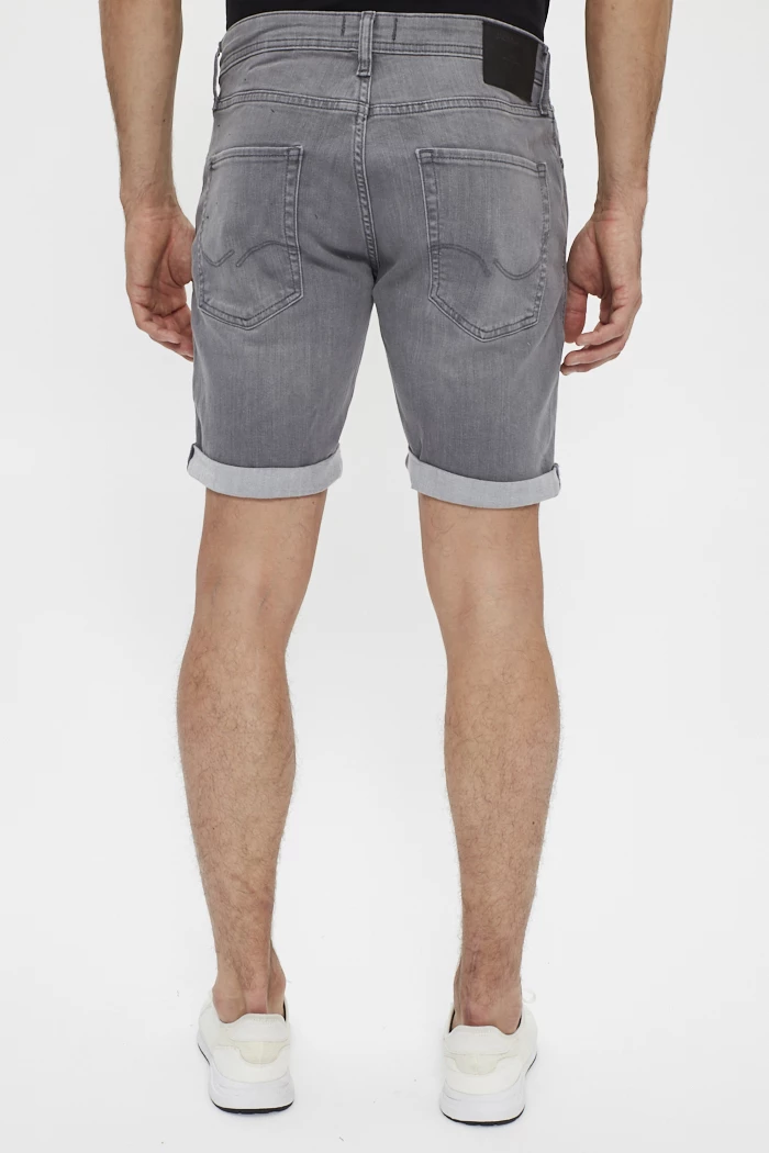 Short en jean online gris homme