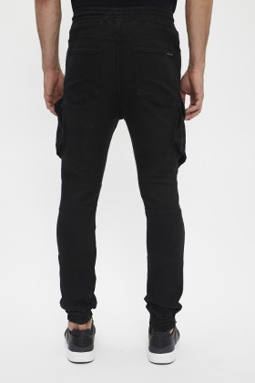 Pantalon cargo noir