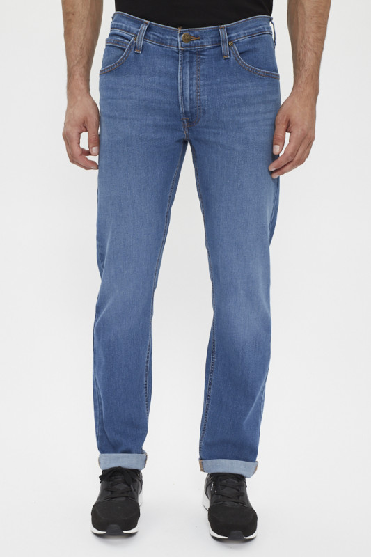 Jeans droit modèle Daren bleu denim homme