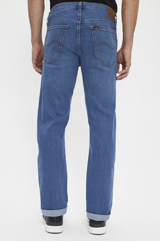 Jeans droit modèle Daren bleu denim