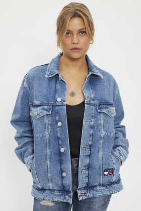 Tommy hilfiger veste jean femme best sale