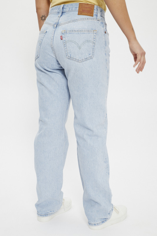 Jeans 501 cropped denim bleached
