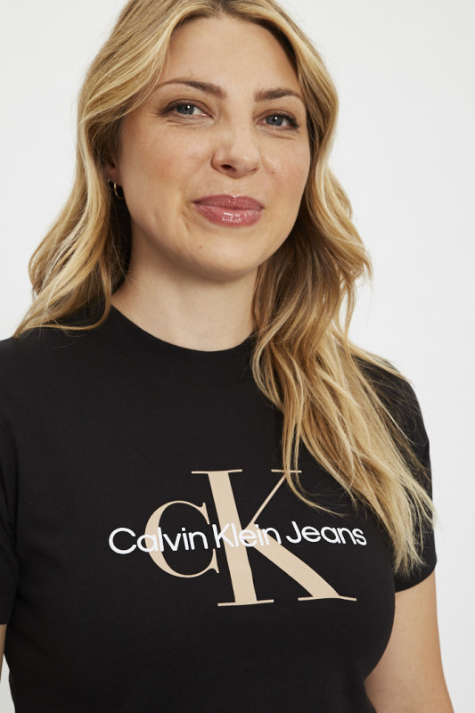 T-shirt noir imprimé