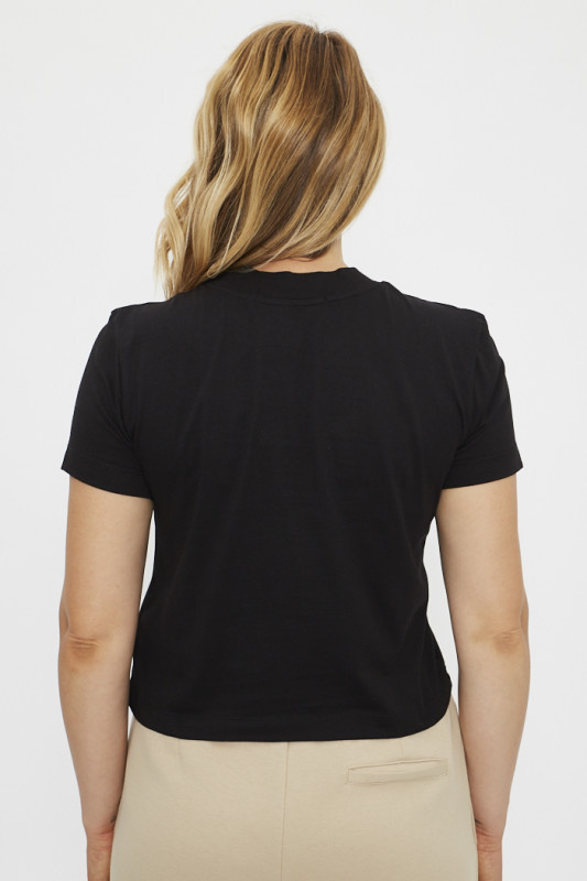 T-shirt noir imprimé