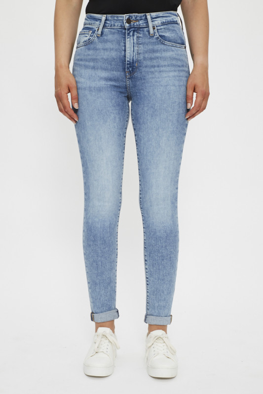 Jeans 721 skinny bleu délavé