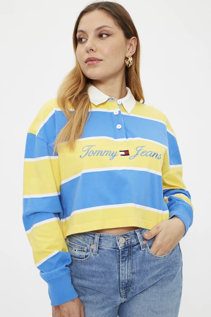 Tommy hilfiger denim polo shirt clearance