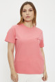 T-shirt rose brodé