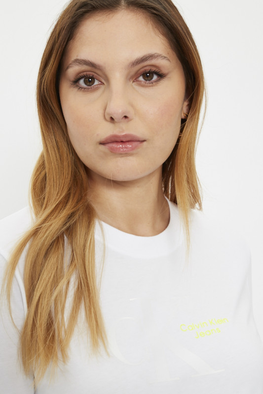 T-shirt blanc imprimé