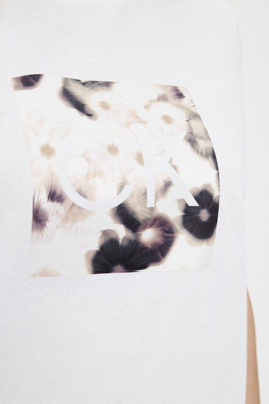 T-shirt blanc imprimé