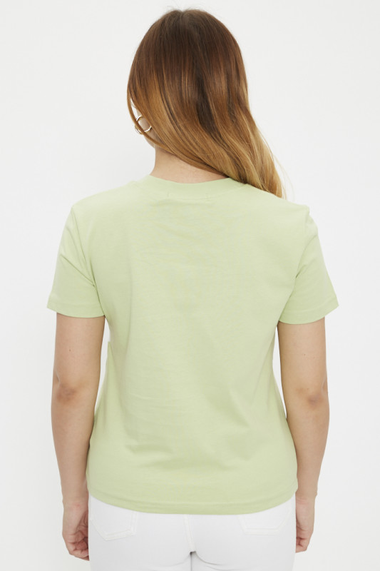 T-shirt vert manches courtes
