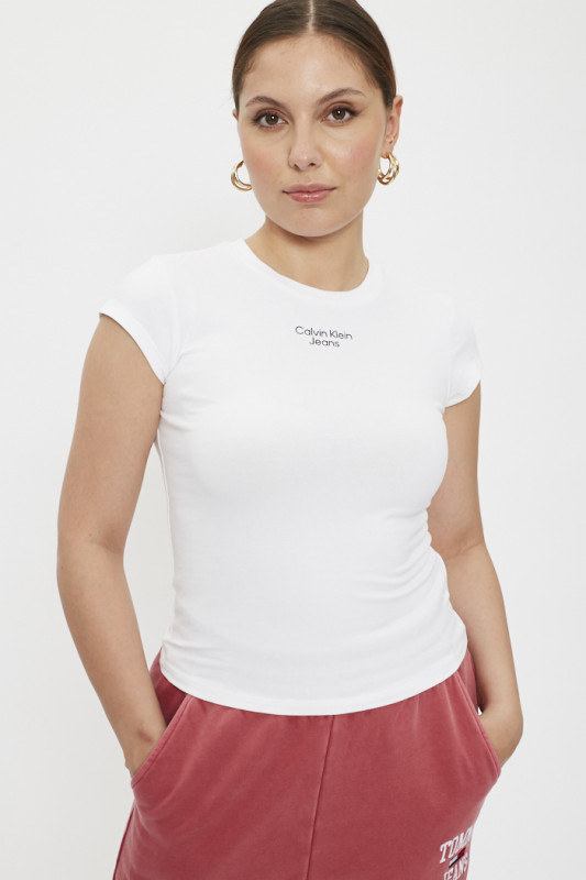 T-shirt blanc manches courtes