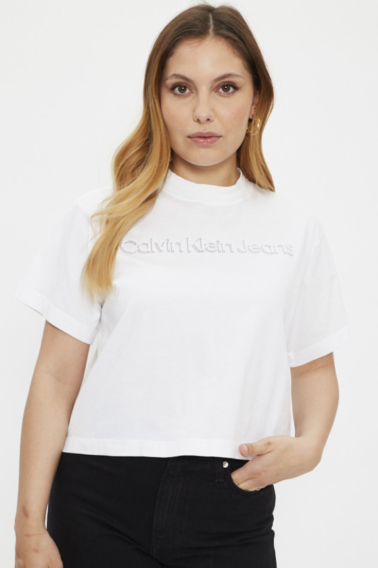 T-shirt blanc oversize