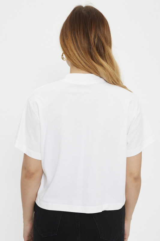T-shirt blanc oversize