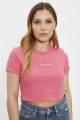 T-shirt cropped rose