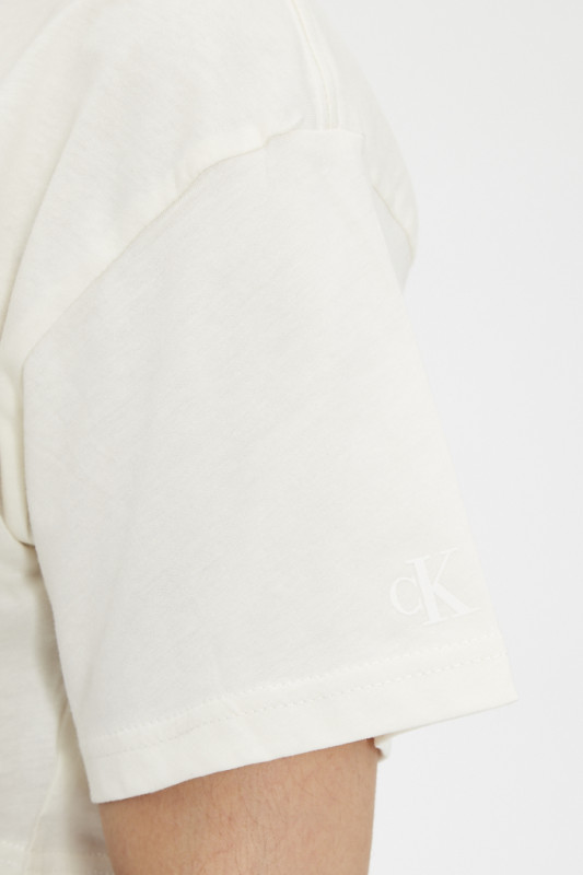 T-shirt cropped blanc