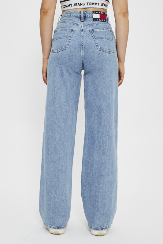 jeans taille haute tommy hilfiger