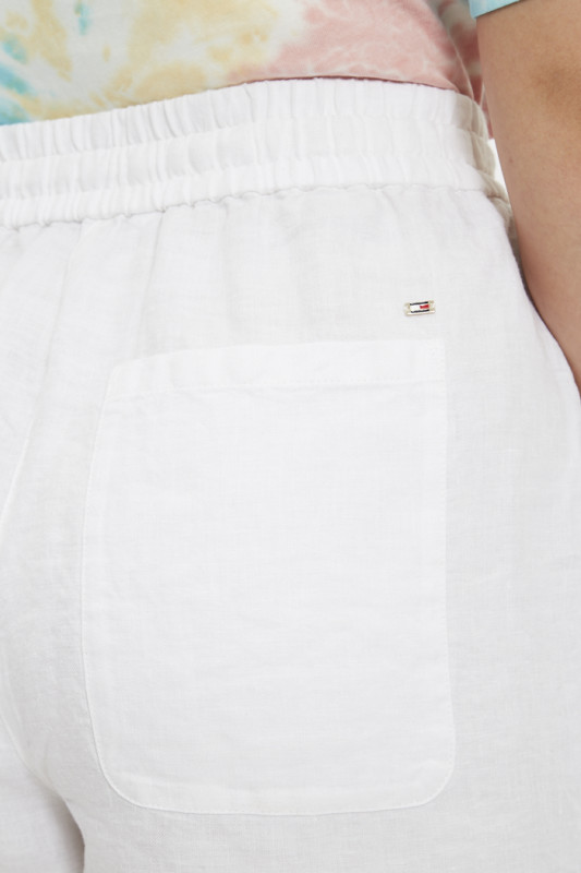 Short blanc pour femme tommy hilfiger