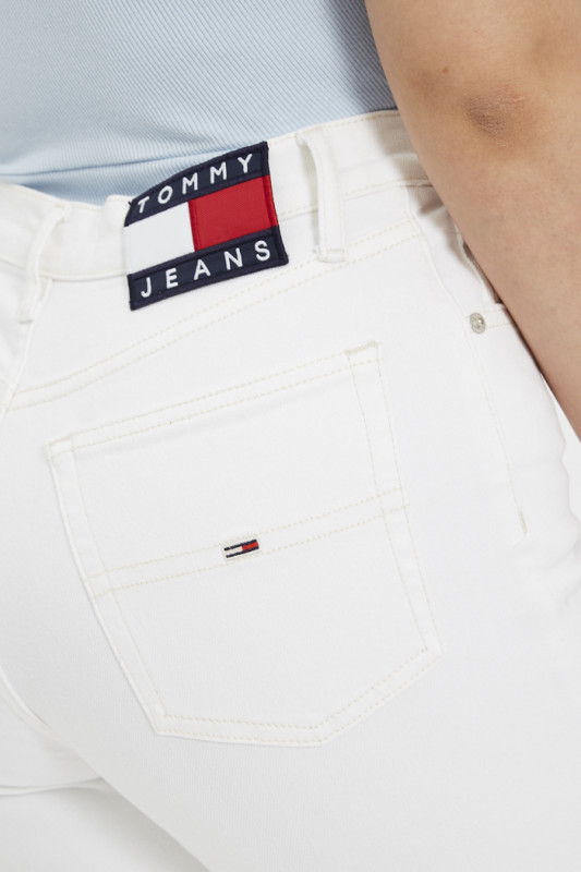 Jeans tommy hilfiger coupe flare taille haute pour femme