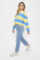 Jeans harper droit bleu