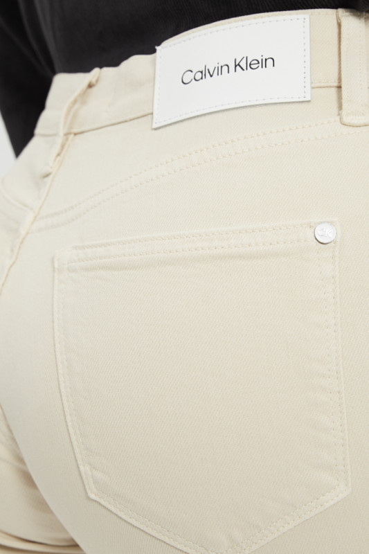 Jeans slim beige