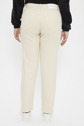 Jeans slim beige