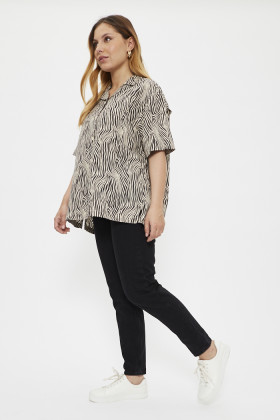 Jeans MOM noir