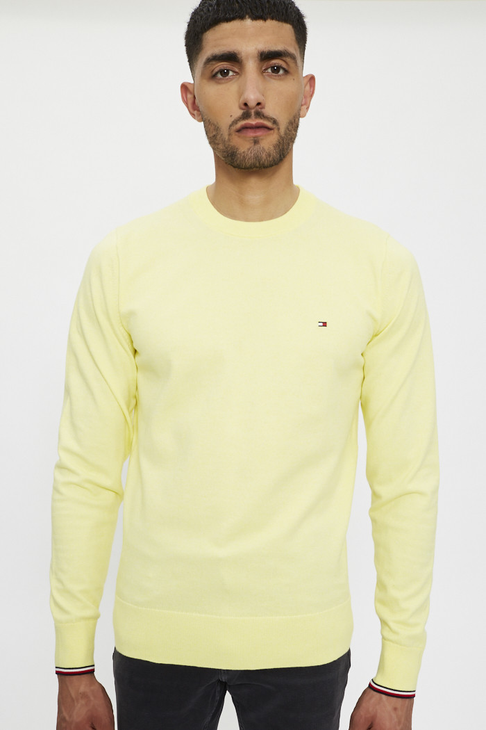 Pull jaune tommy hilfiger deals