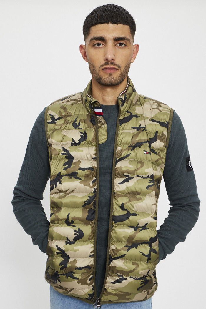 Doudoune sans manche homme camouflage top