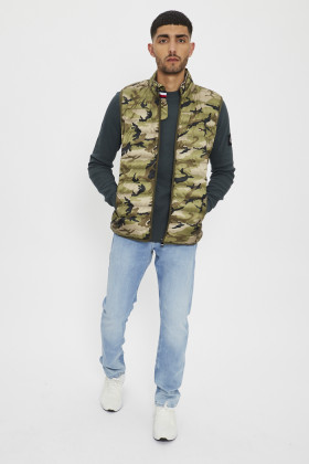 Doudoune camouflage pour homme