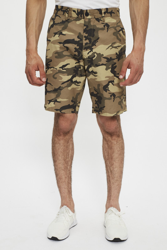 Short pour homme à motif camouflage