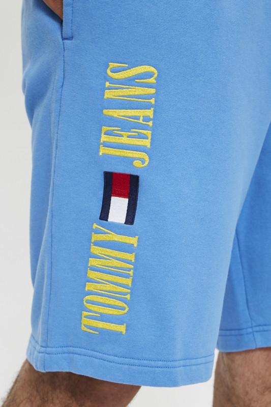 Short tommy hilfiger bleu azur 100% coton