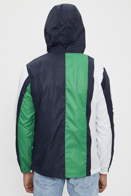 Veste à capuche coupe vent pour homme