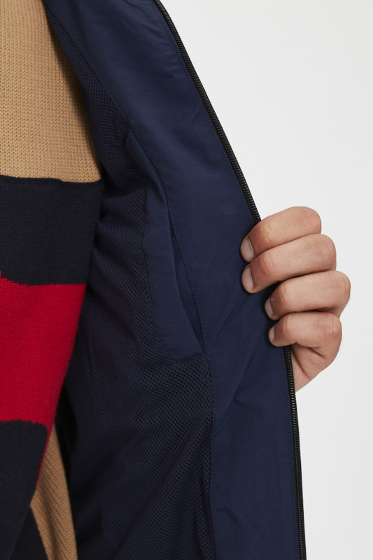 Veste avec 3 poches pour homme bleu marine