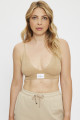 Top en maille beige