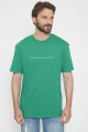 T-shirt vert brodé