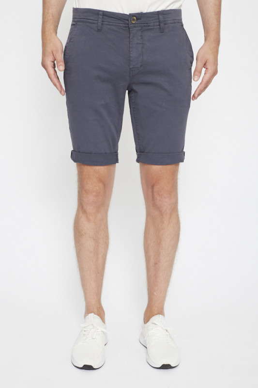 Short chino Paname Brothers bleu