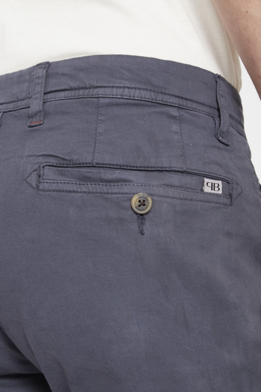 Short chino 5 poches bleu marine