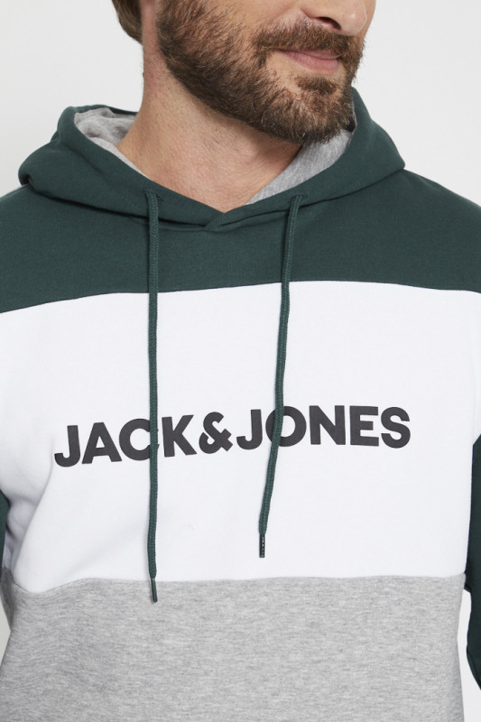 Sweat à capuche avec logo floqué