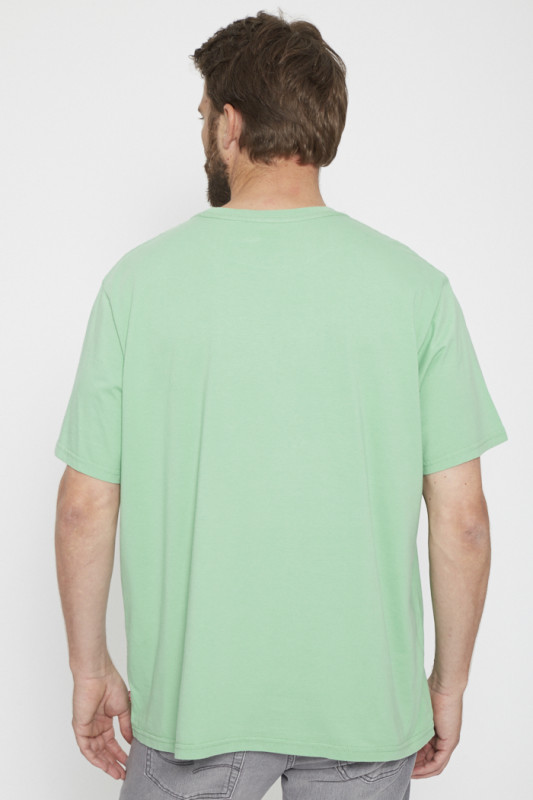 T-shirt 100% coton de couleur vert
