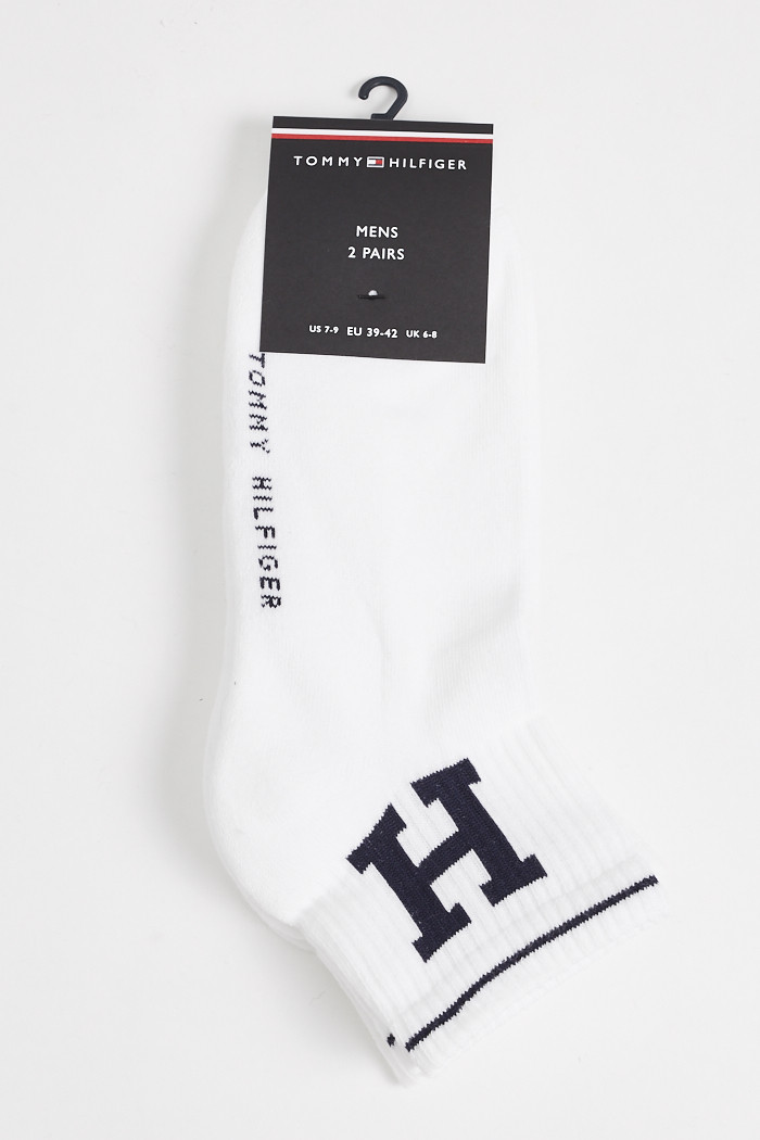 2 Paires De Chaussettes Hautes Femme Looksy - Taille Unique 37-42 - Bande Anti-pression - Fabriqué En Italie
