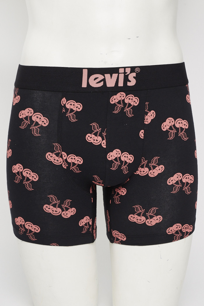 Boxer homme en coton Levi gris