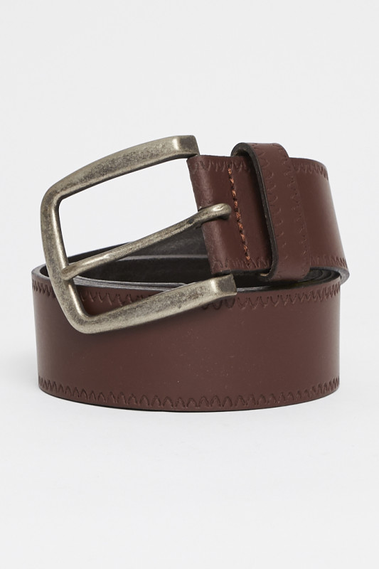 Ceinture en cuir marron