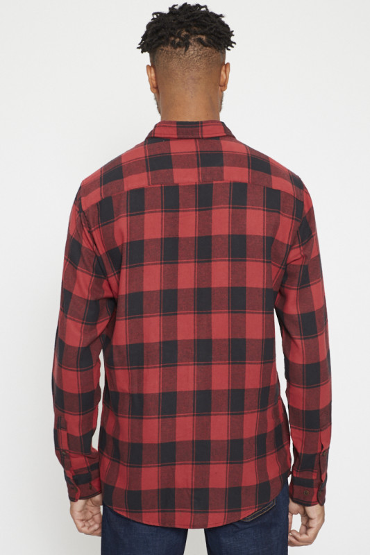 Chemise pour homme rouge