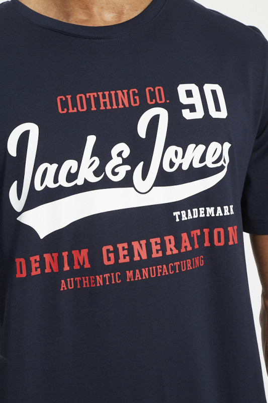 T-shirt bleu marine pour homme