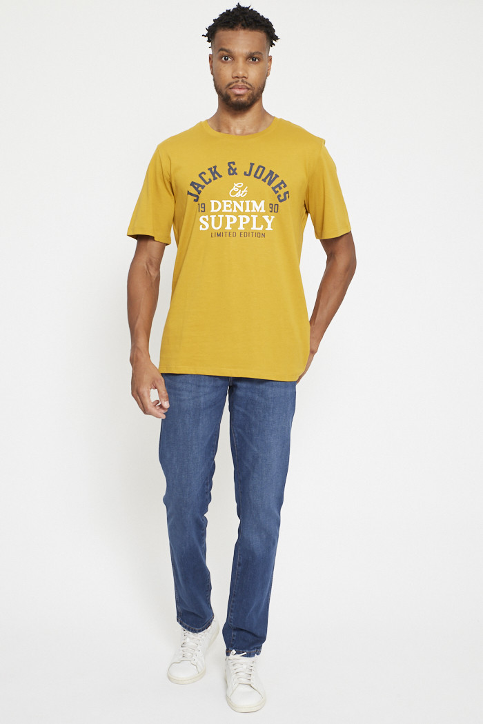 Hauts Homme  Jack & Jones Jprbluharve Jaune T-shirt - Profile Juice