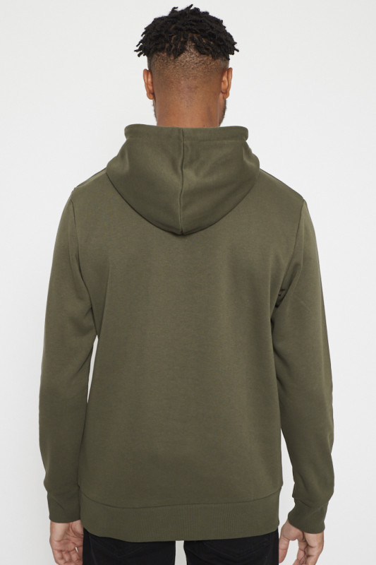 Sweat à capuche kaki