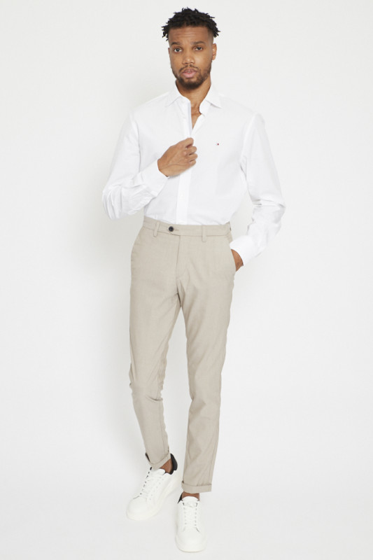 Pantalon habillé beige Jack & Jones