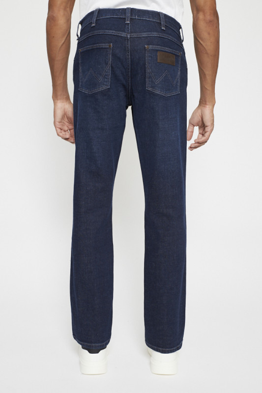 Jeans droit délavé