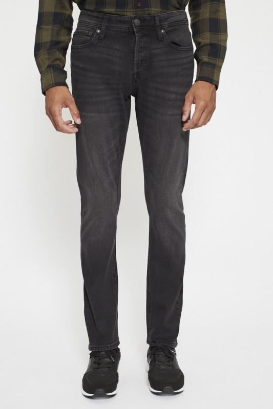 jeans coupe slim noir jack & jones