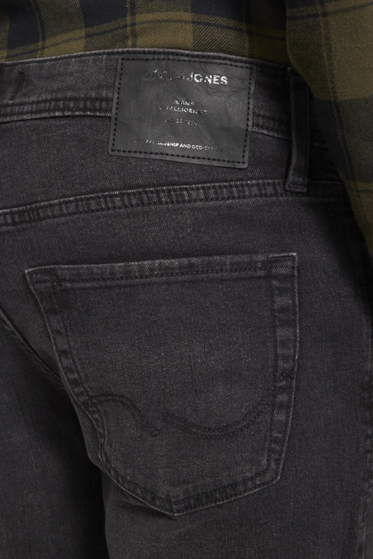 jeans black denim coupe slim jack & jones